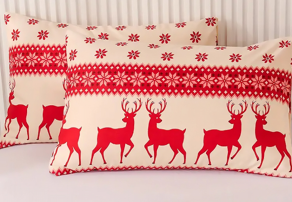 Christmas Duvet Cover Set - Available in Two Styles & Three Sizes