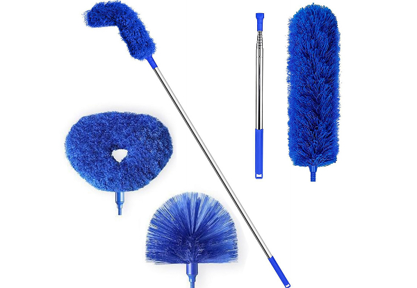Extendable Microfibre Duster incl. Four Duster Heads
