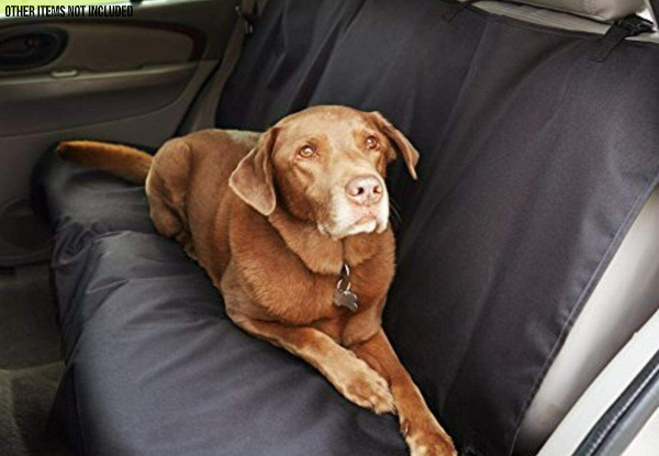 Water-Resistant Backseat Car Cover