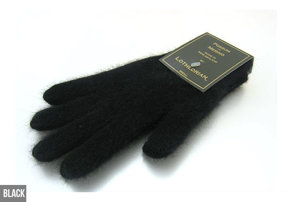 NZ-Made Possum Merino Gloves - Four Colours & Three Sizes Available