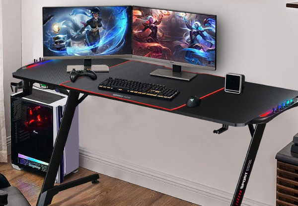 LED Gaming Desk • GrabOne NZ