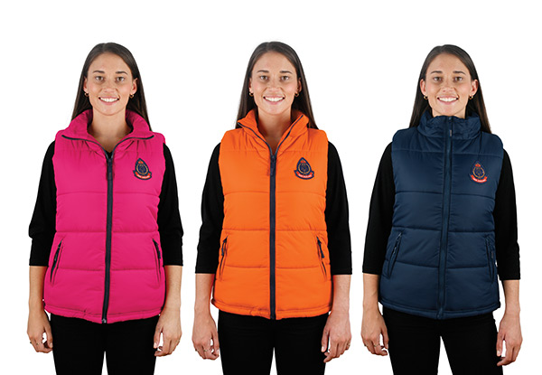 Women's Puffer Vest - Available in Three Colours