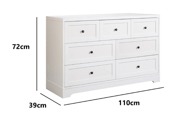 Franska Seven-Drawers Chest