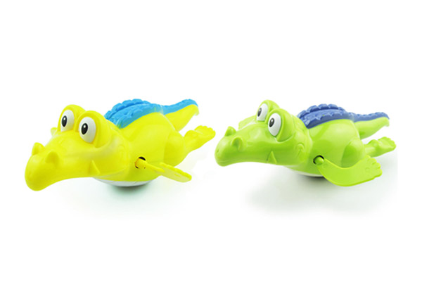 Two-Pack of Wind-up Swimming Crocodile Toys - Option for Four-Pack Available with Free Delivery