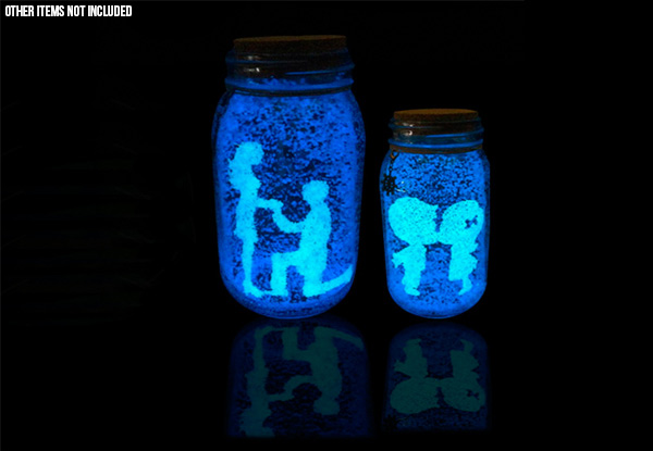 Five-Pack of Glow In The Dark Sand