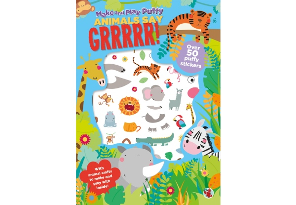 Puffy Sticker Book - Three Designs Available