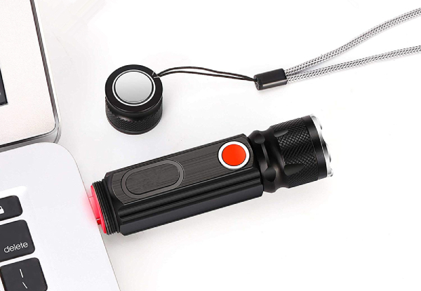 Multifunctional USB Rechargeable Torch - Option for Two Available