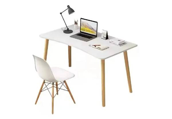Computer White Office Desk - Available in Two Sizes