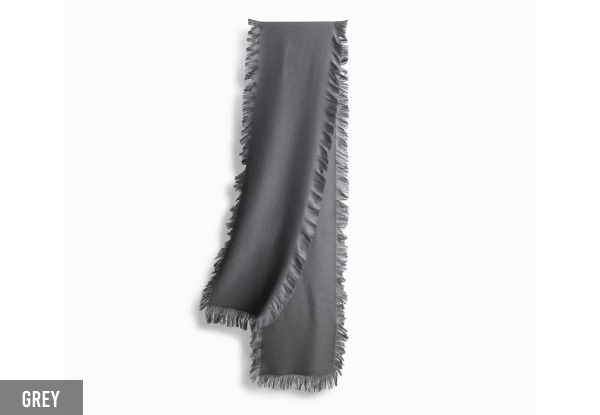 Ugg Fringed Check Wool Scarf - Six Colours Available