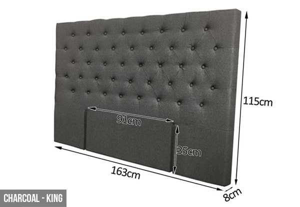 Fabric Headboard - Two Sizes Available