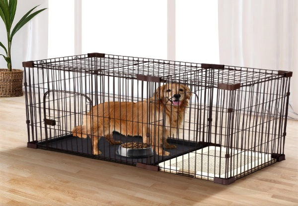 Extra Large Dog Crate with Toilet Tray Included
