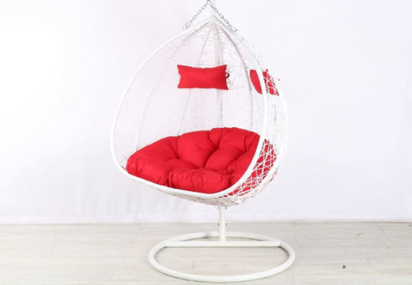 Malam Double Seat Rattan Hanging Egg Chair