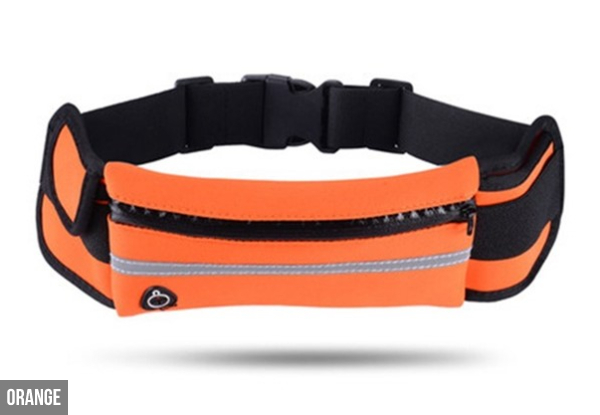 Water-Resistant Running Waist Bag - Five Colours Available & Option for Two