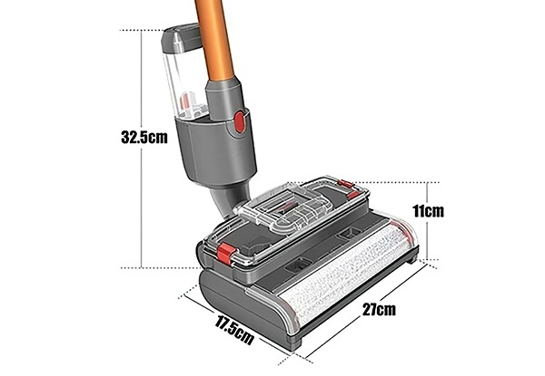 Electric Broom Cleaner Head Compatible with Dyson Incl. Cleaning Tank & Sewage Tank