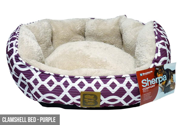 Sherpa Pet Bed Range - Three Styles & a Range of Colours Available