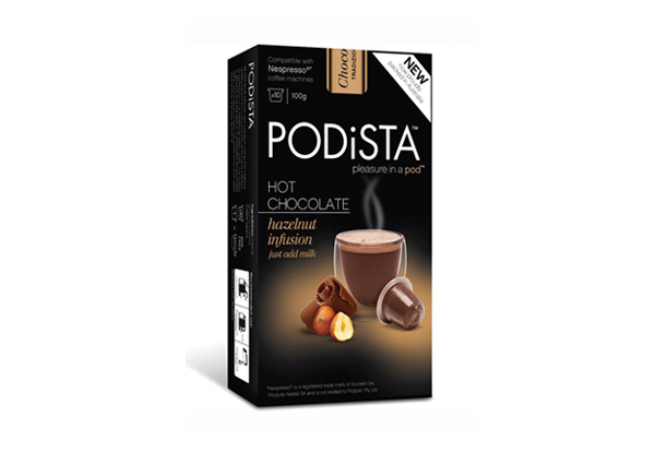 60 Hot or Cold Chocolate Pods Compatible with Nespresso Machines - Five Flavours Available