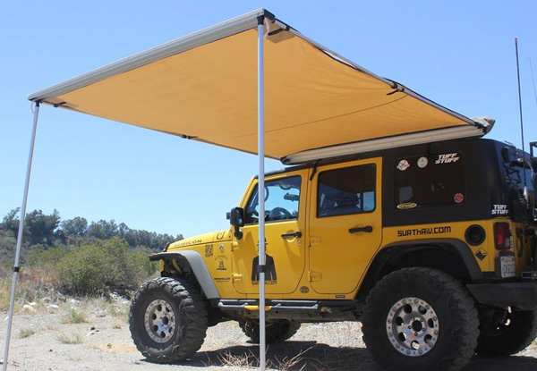 SUV Pull-Out Rooftop Awning - Two Sizes Available