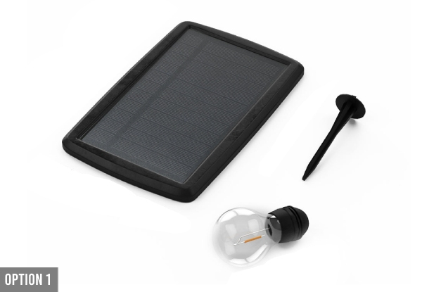 Solar LED Festoon String Light - Four Options Available