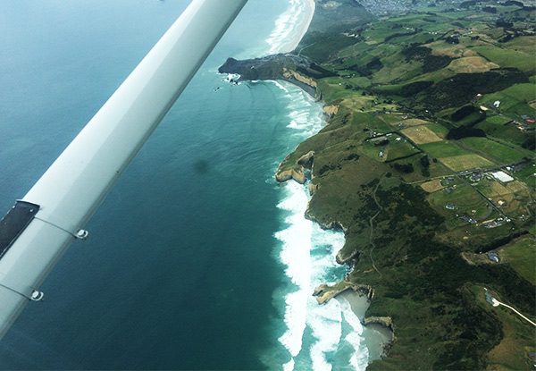 Introductory Hands On Learn to Fly Lesson Over Dunedin incl. Ground Briefing