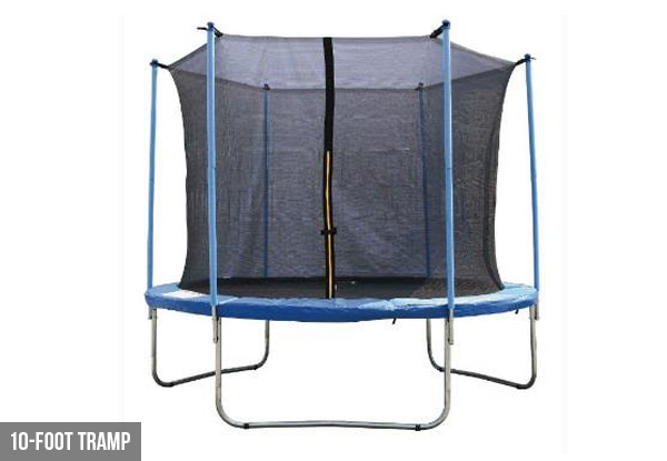 Trampoline with Enclosure & Safety Netting - Two Sizes Available