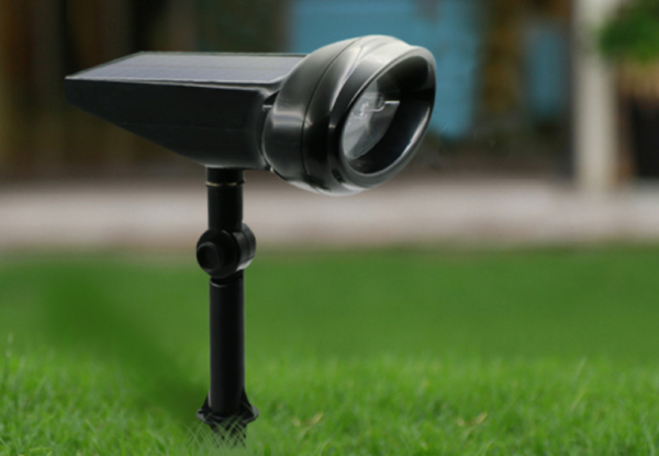 Solar 4LED Spotlight Outdoor Light - Option for Two with Free Delivery