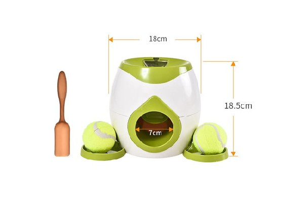 Dog Ball Launcher with Food Dispenser - Two Colours Available