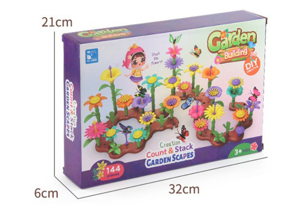 Flower Garden Building Activity Toy