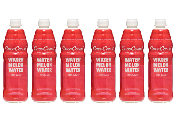 Six-Pack 1.25 Litre Cococoast Watermelon Water