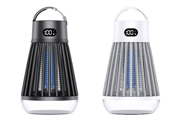 Rechargeable 2000mAh Electric Fly Zapper - Two Colours Available