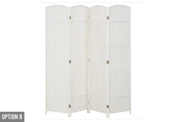 Folding Screen Room Divider - Two Options Available