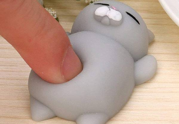 10-Pack of Squishy Kitten Fidget Toys - Option for 20-Pack