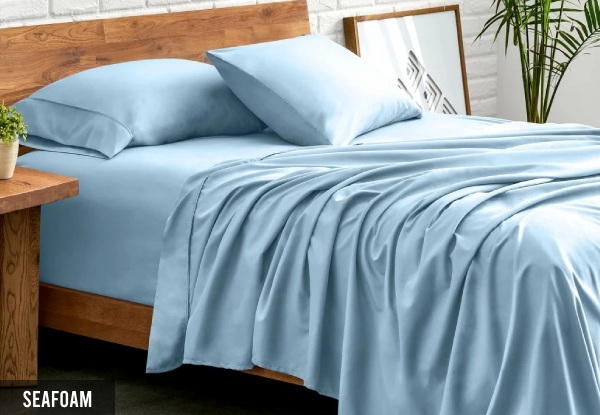 D'Decor Home Premium Cotton Blend Sheet Set - Available in Seven Colours & Two Sizes