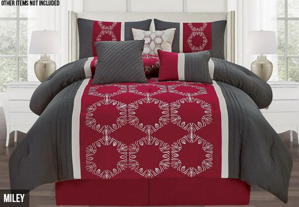 Seven-Piece Morgan Comforter Set - Three Designs Available