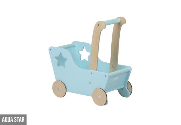 Moover Wooden Toy Pram - Four Designs Available With Free Delivery