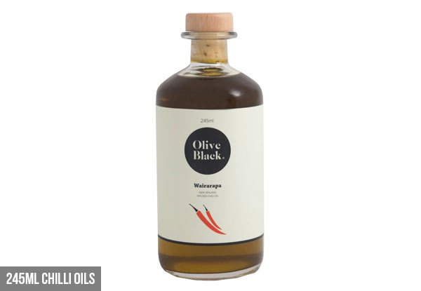 Olive Black Extra Virgin Olive Oil Range - Five Options Available