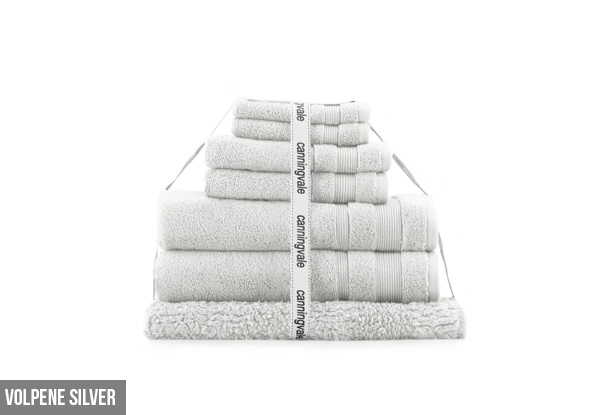Canningvale Amalfitana Seven-Piece Towel Set - Four Colours Available with Free Delivery