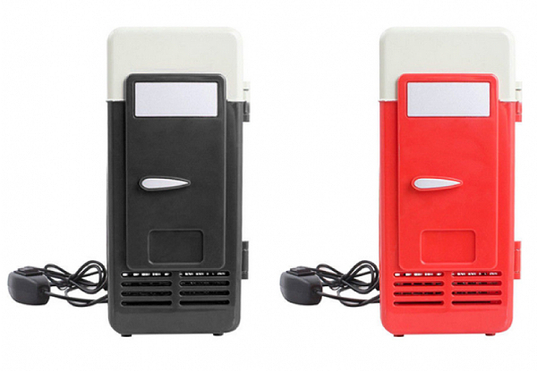 USB Mini Refrigerator - Two Colours Available & Option for Two with Free Delivery