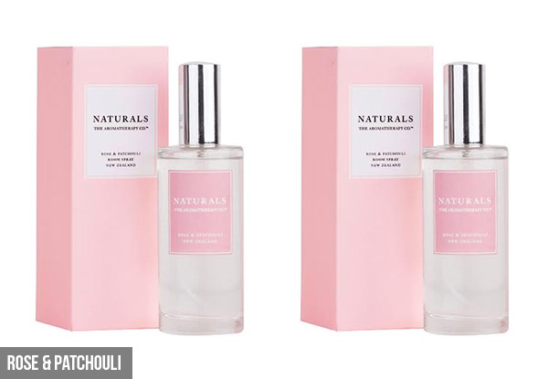 Two-Pack of The Aromatherapy Company Naturals Room Spray 100ml - Four Scents Available