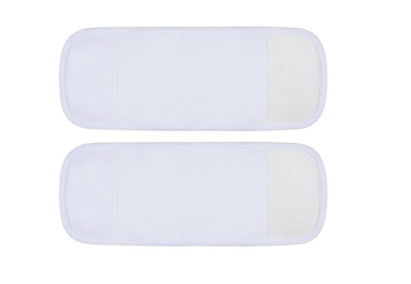 Pair of Reusable Foot Castor Oil Wraps - Available in Two Colours & Option for Two-Pairs