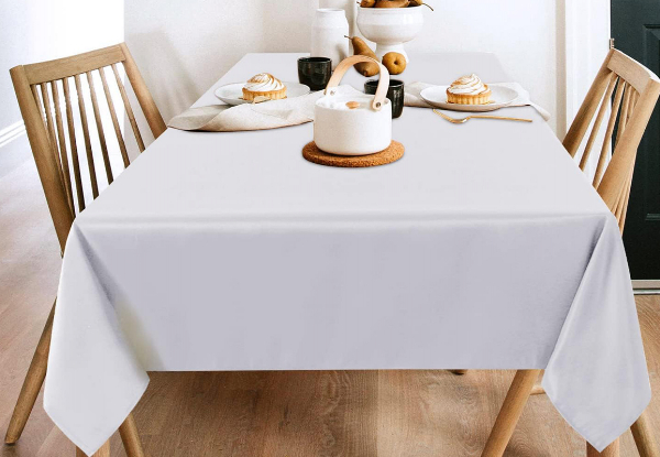 260cm Rectangle Table Cloth - Two Colours Available