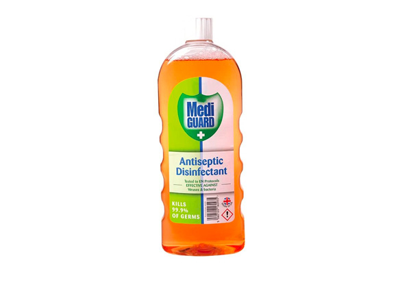 Six-Pack of One-Litre MediGuard Antiseptic Disinfectant
