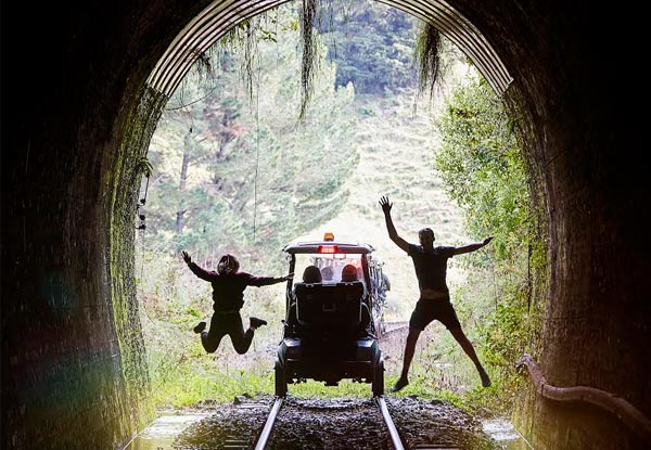 Five-Tunnel Rail Cart Tour for Two Adults - Option for a Family Pass