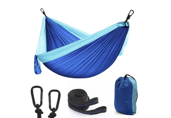 Double Camping Hammock - Four Colours Available