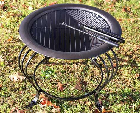 $99 for an Outdoor Fire Pit BBQ Stove with Grill