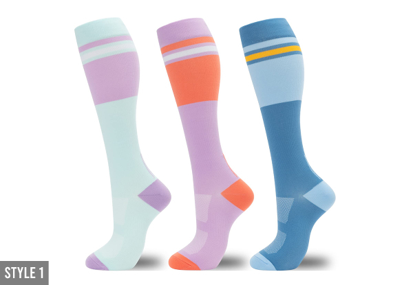 Women's Compression Socks - Available in Two Styles & Two Sizes