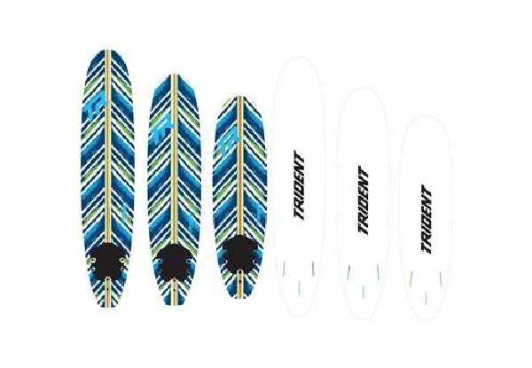 Seven-Foot Deluxe Soft Surfboard - Option for Eight- or Nine-Foot Surfboard