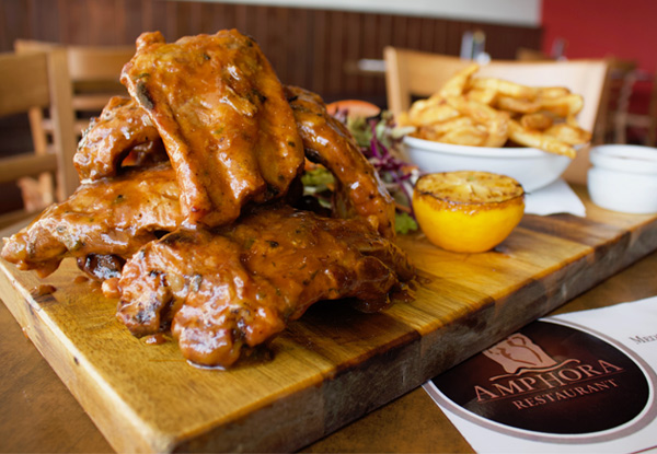 Early-Bird All-You-Can-Eat Ribs Dinner for One - Option for Two People - Valid Seven Nights a Week