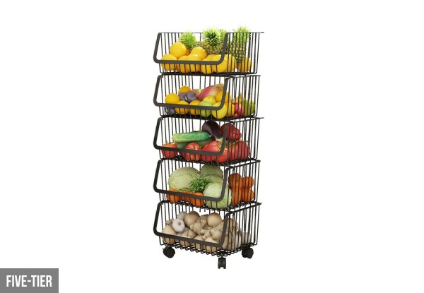 Steel Kitchen Storage Rack - Two Sizes Available