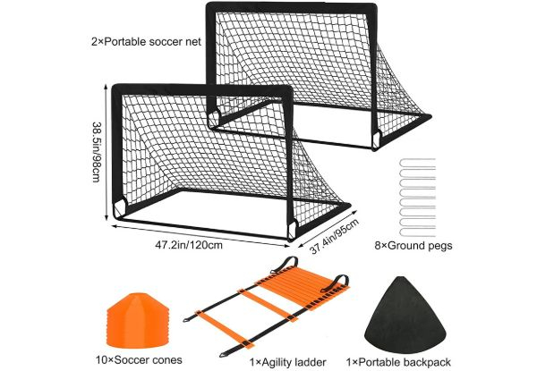 Soccer Goal Football Net Set