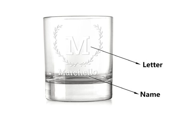 260ml Custom Name Whiskey Glass